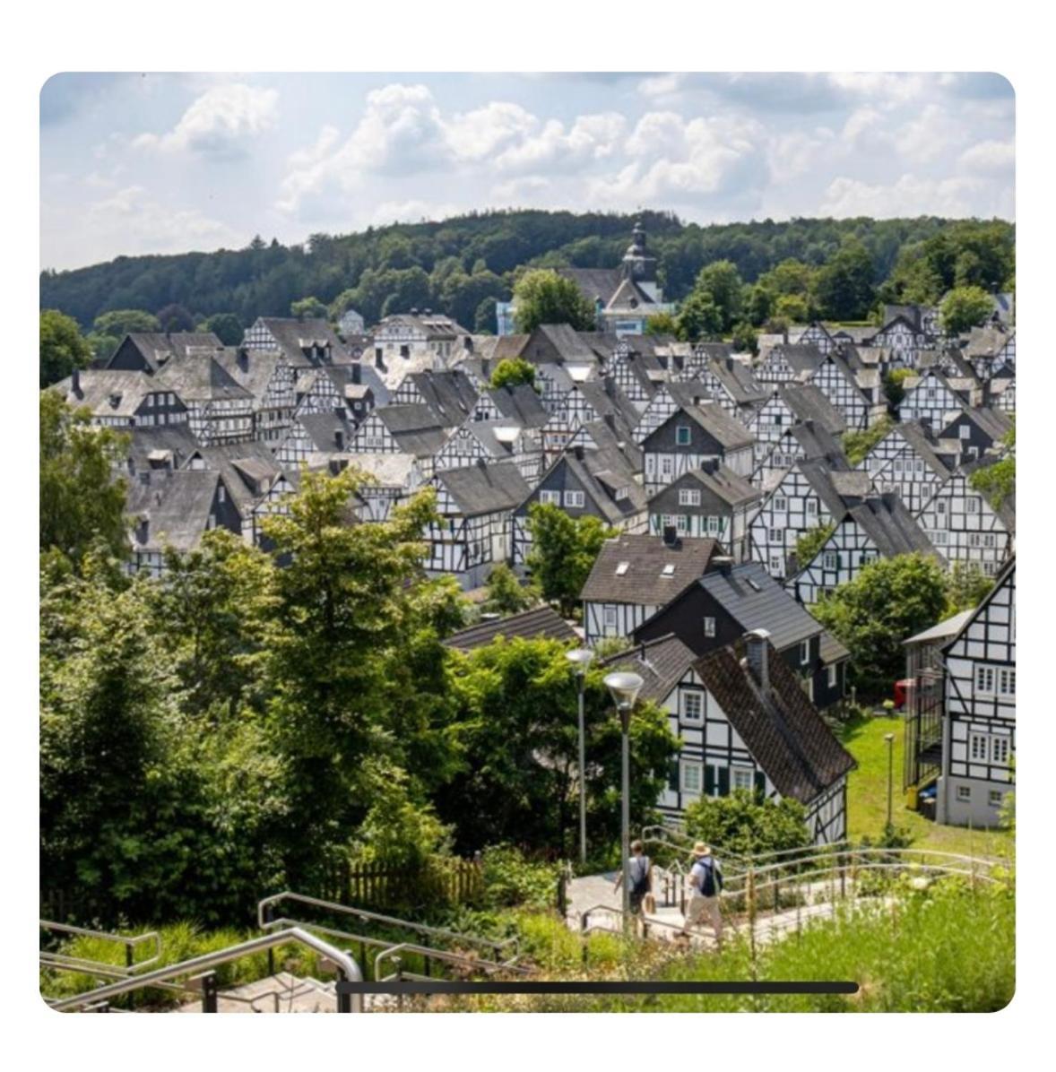 Ferienwohnung " Zum Flecker Haeuschen" In Der Altstadt Freudenberg Freudenberg  Esterno foto